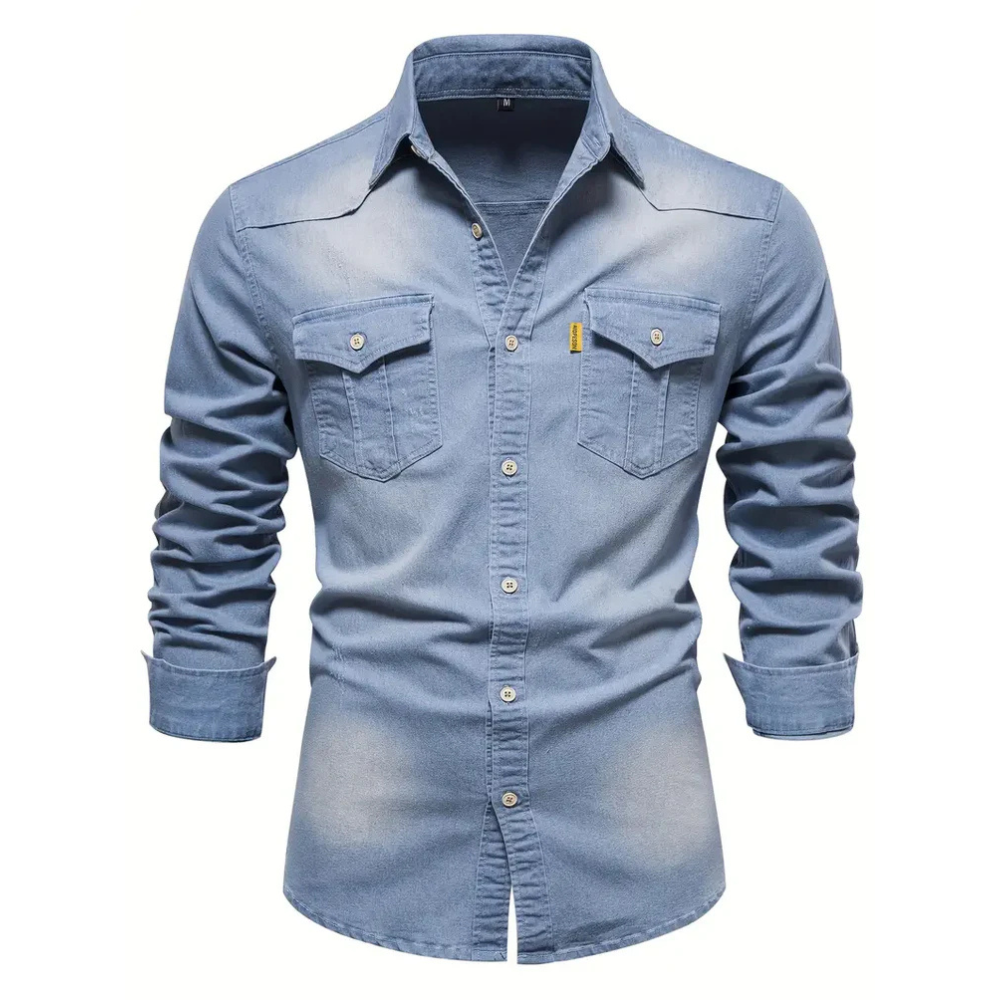 LIAM™ | Denim Blouse