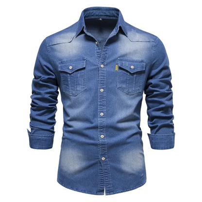LIAM™ | Denim Blouse