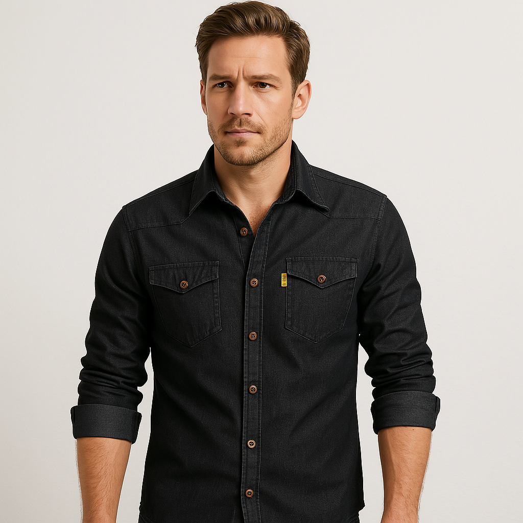 LIAM™ | Denim Blouse
