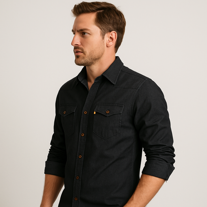 LIAM™ | Denim Blouse