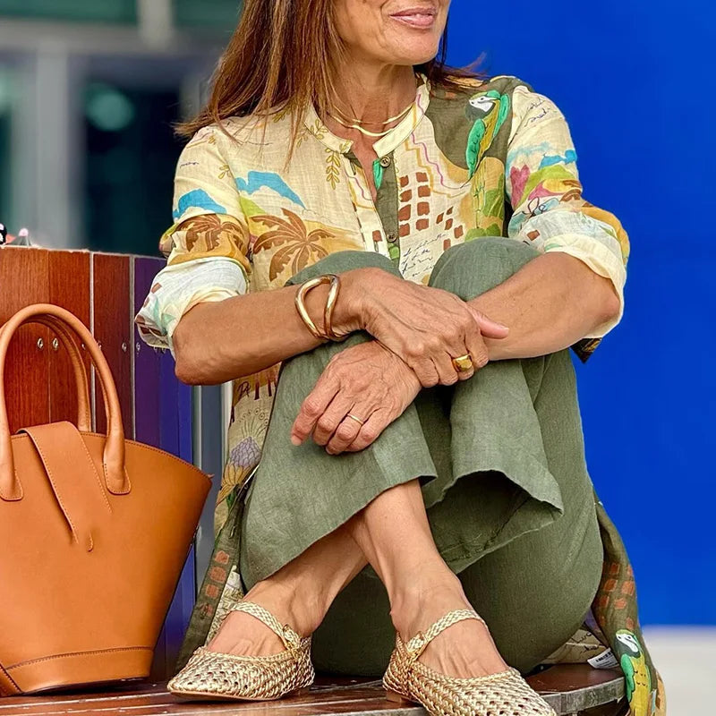 Viviene™ | Linnen Co-ord Set