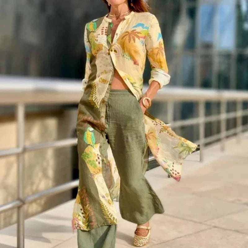 Viviene™ | Linnen Co-ord Set